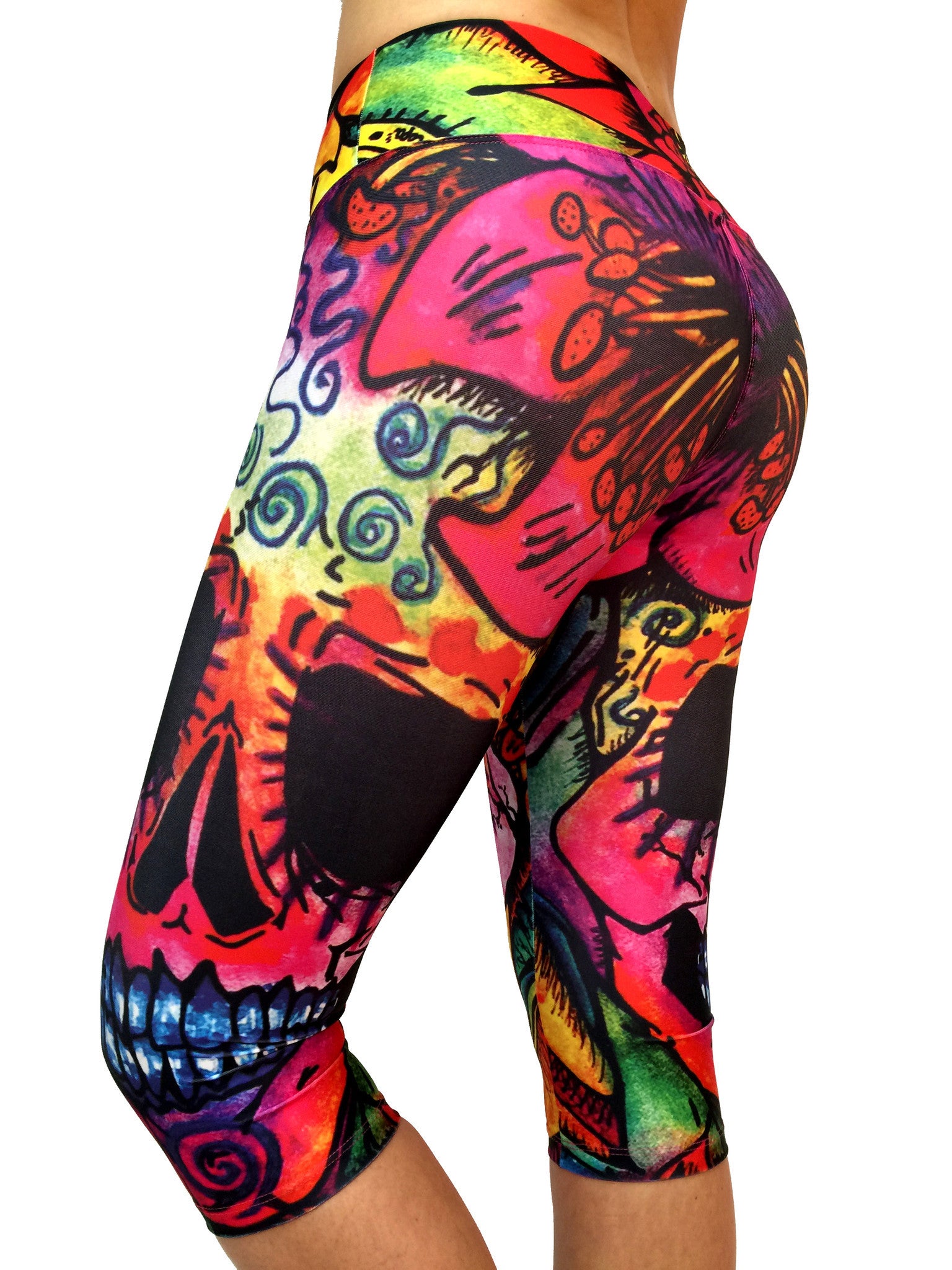 Artsy Skull Capri – Butterfly Armor