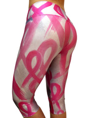 Pink Ribbon - Leggings - Butterfly Armor 
